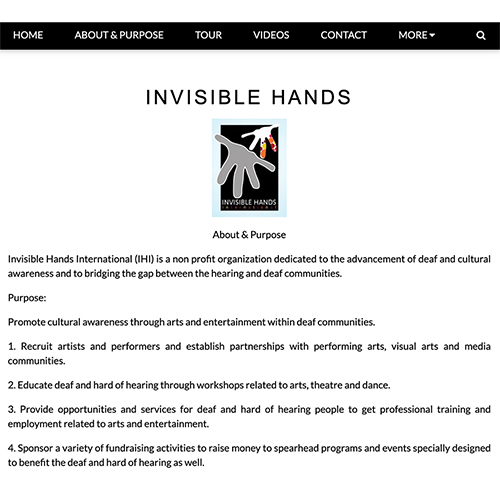 Invisible Hands International (IHI) | Chicago InvisibleHandsInternational