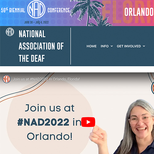 56th BIENNIAL NAD CONFERENCE | June 30 - July 4, 2022 ORLANDO | NAD 56thBiennialNADconference