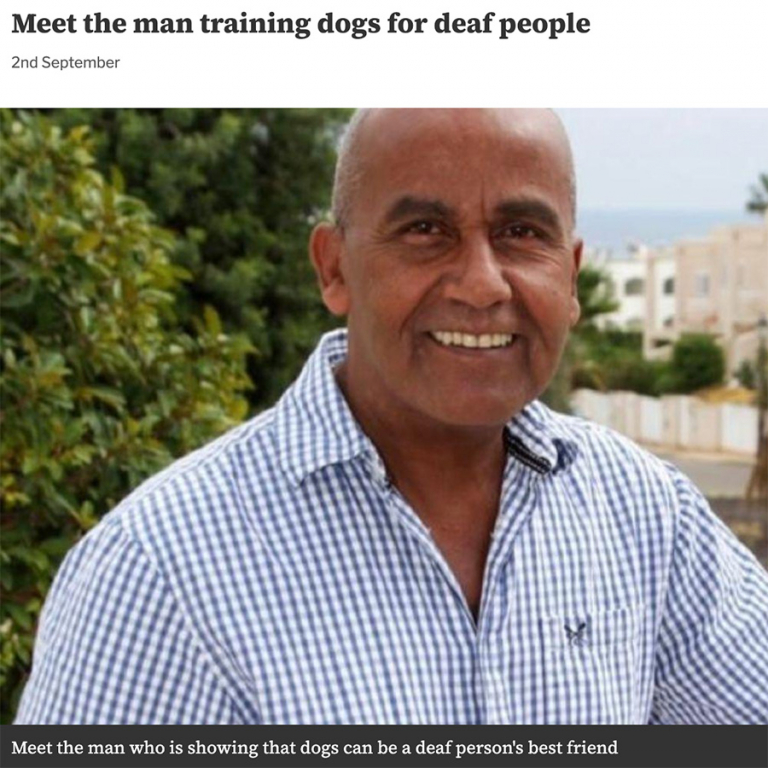Meet the man training dogs for deaf people | The Wiltshire Gazette and Herald MeetTheManTrainingDogs4DeafPeople 768x768