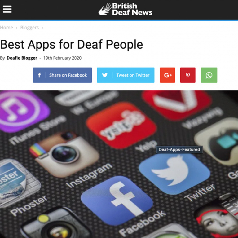 Best Apps for Deaf People | British Deaf News BestApp4DeafPeople 768x768