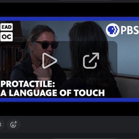 DeafBlindPeopleAreCreatingAnewLanguagePBS