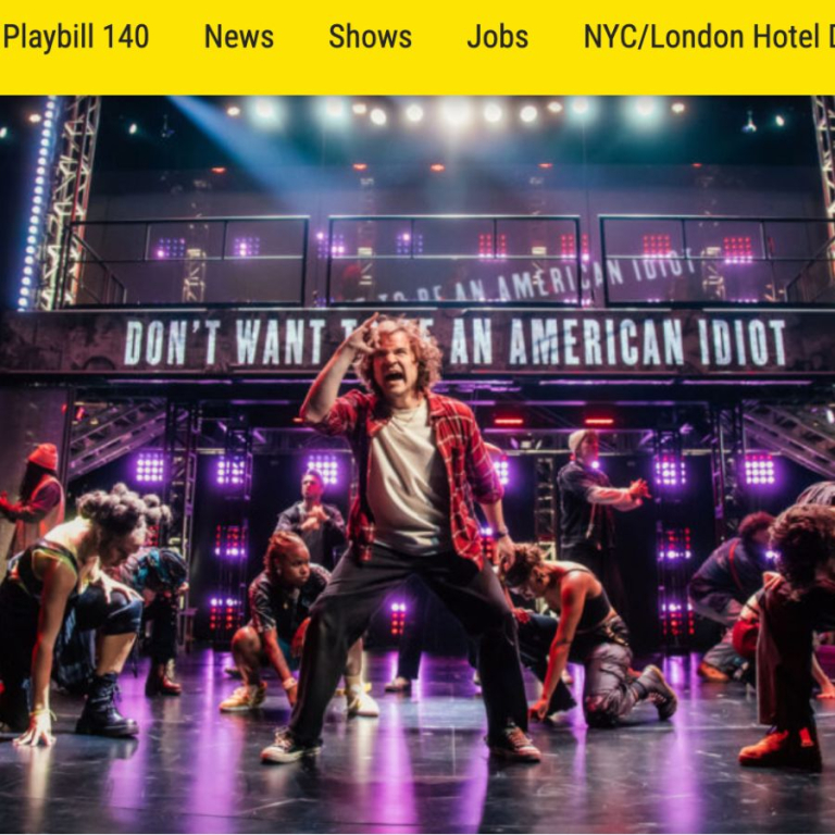 Center Theatre Group and Deaf West's ASL-Infused American Idiot Opens October 9 | Playbill CenterTheatreGroupAndDeafWestsASLinfusedAmericanIdiotOpens 768x768