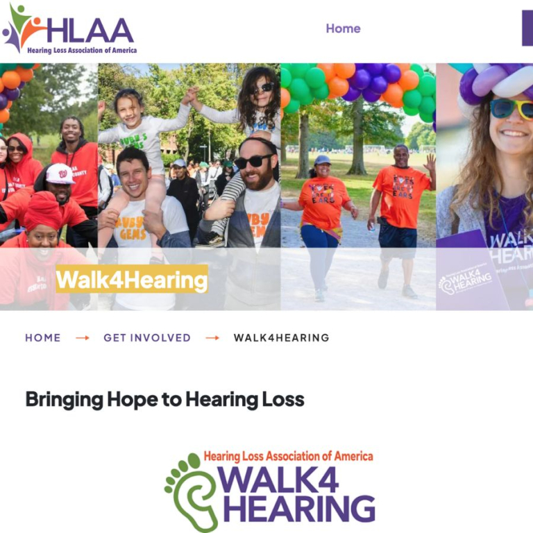 Walk4Hearing | HLAA Walk4HearingHLAA 768x768