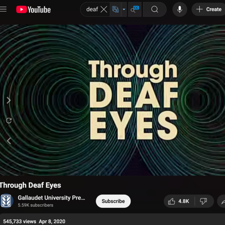 Through Deaf Eyes 768x768