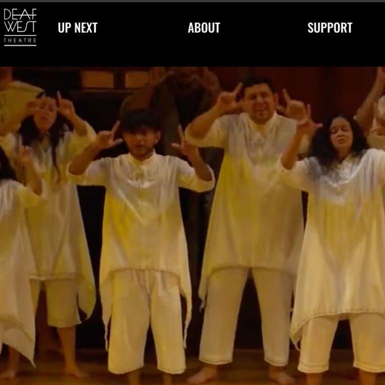 Deaf West Theatre | Pioneering Accessible Theater for Deaf and Hearing Audiences Deaf West 768x768