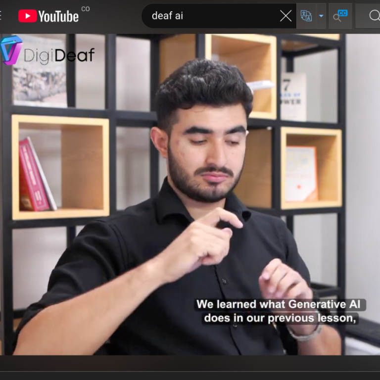 Prompt Engineering for deaf people | YouTube - DigiDeaf Prompt Engineering For Deaf People 768x768