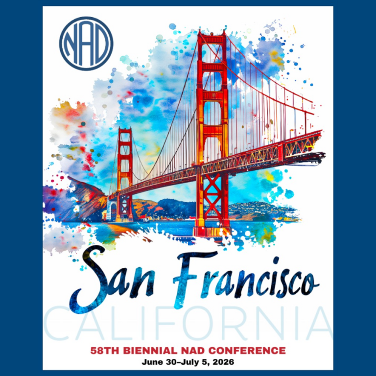 58th Biennial NAD Conference | June 30-July 5, 2026 | NAD 58th Biennial NAD Conference 768x768